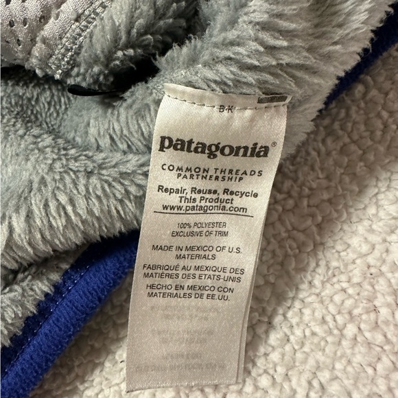 Patagonia Re-tool Fleece Pullover Gray 1/4 Snap Sweatshirt - Picture 11 of 11